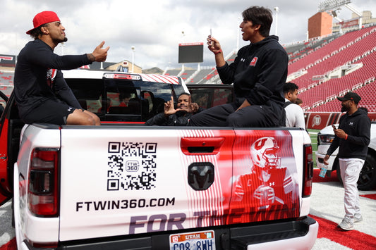 The Utah Crimson Collective makes NIL history by bringing every scholarship football player an opportunity for a 2024 RAM Big Horn 1500 truck totaling nearly 100 trucks!